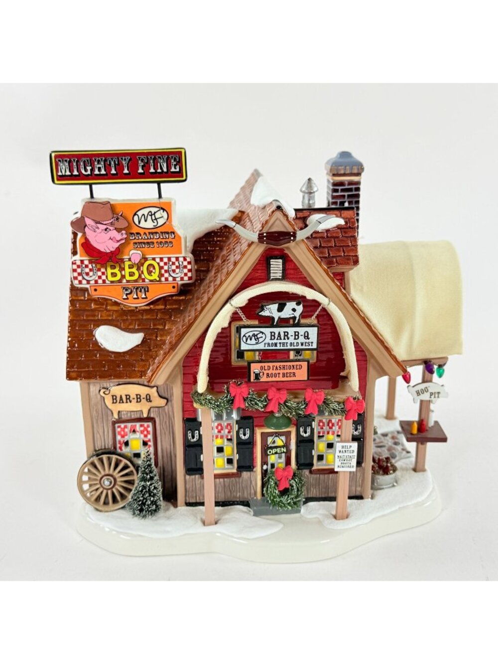Department 56 The Original Snow Village "Mighty Fine BBQ" 55613